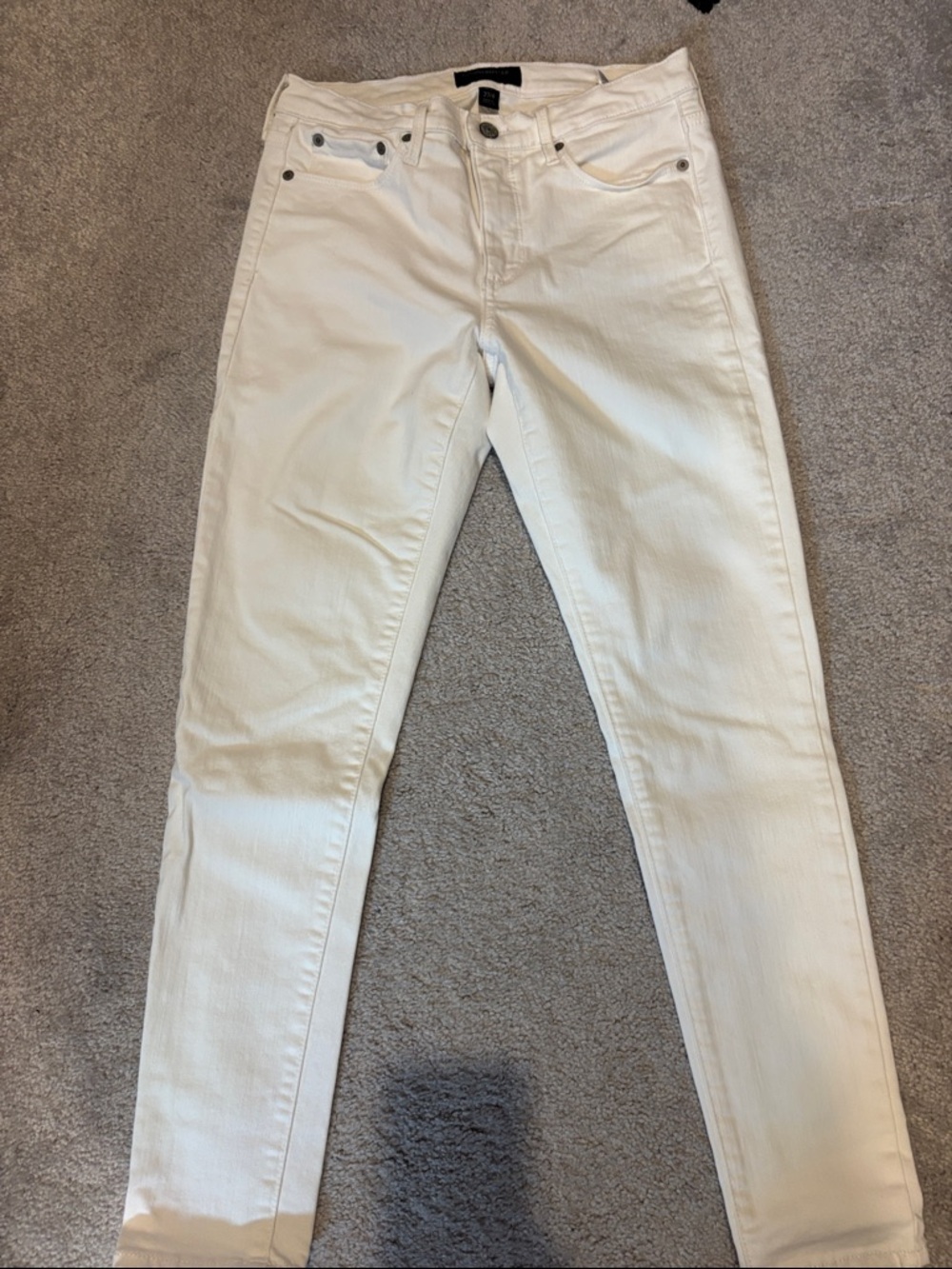 Banana Republic Women's White Skinny Jeans